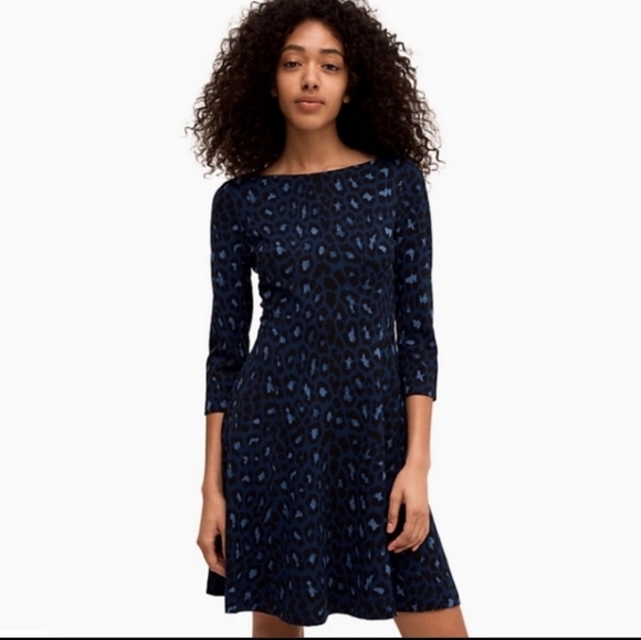 kate spade Dresses & Skirts - Kate Spade Broome Street Leopard Ponte Dress